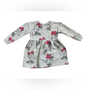 Disney Toddler Girls Gray Minnie Mouse Dress